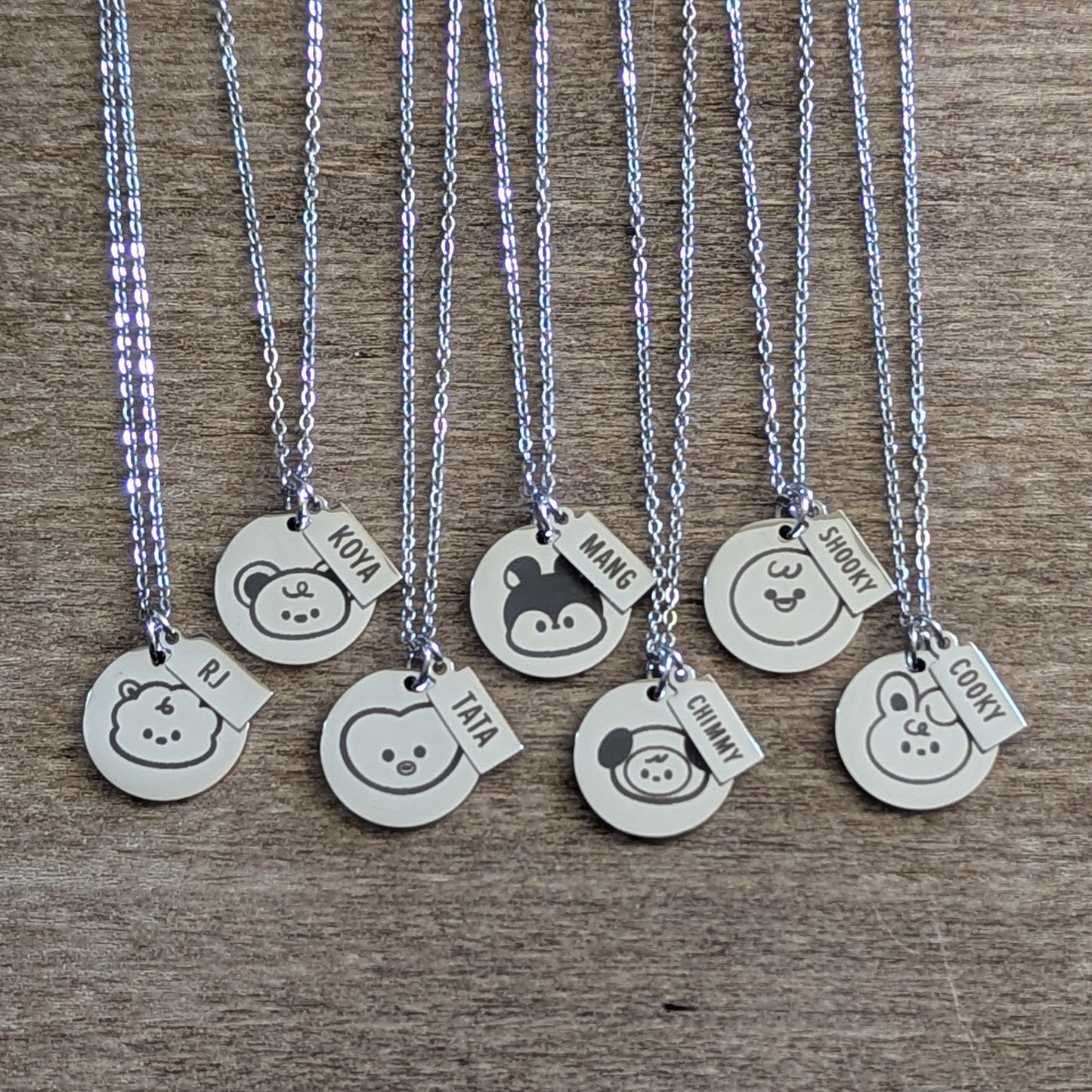 BT21 Name Tag Necklace