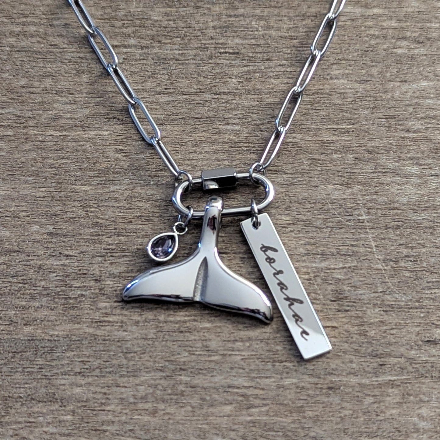 BTS Inspired Charm Necklace - Borahae