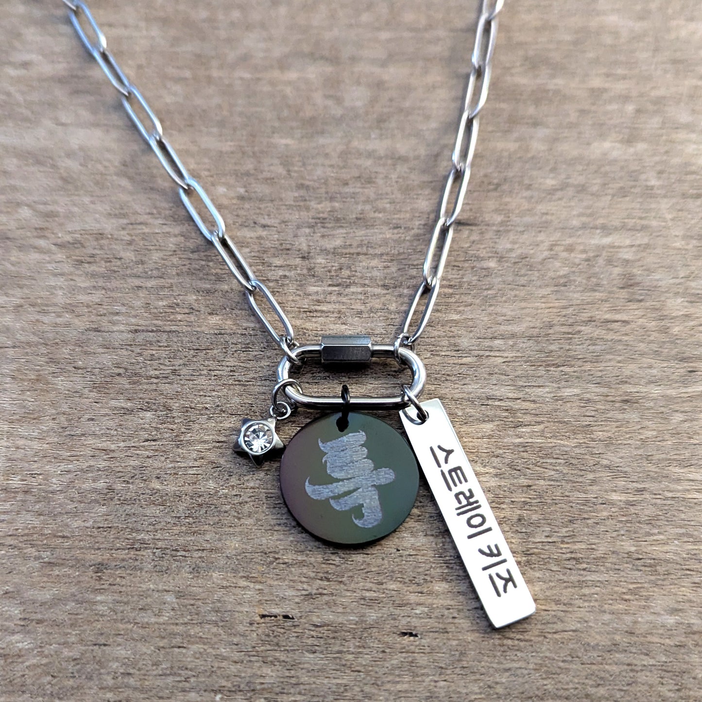 Stray Kids Inspired Charm Necklace - 5-Star