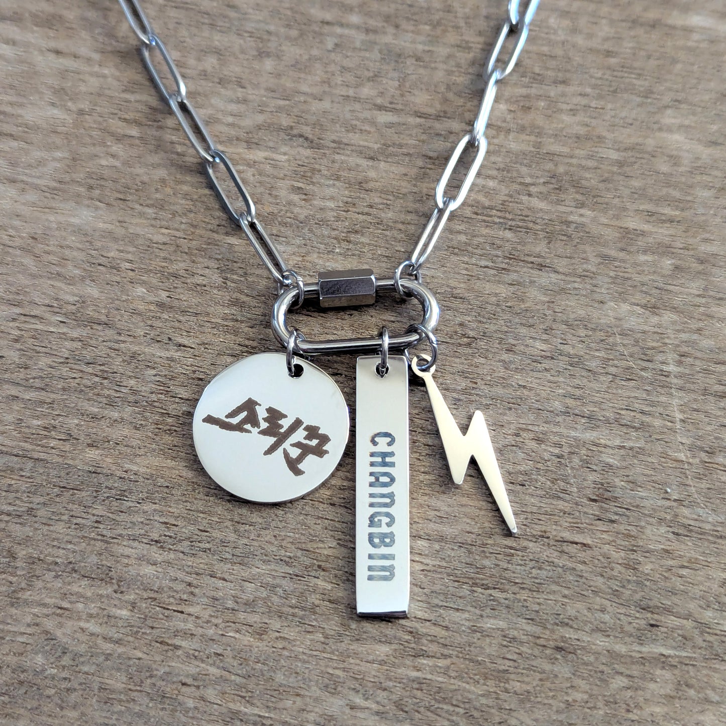 Stray Kids Inspired Charm Necklace - Thunderous